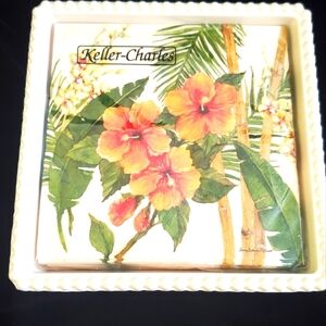 Coctail napkins and holder